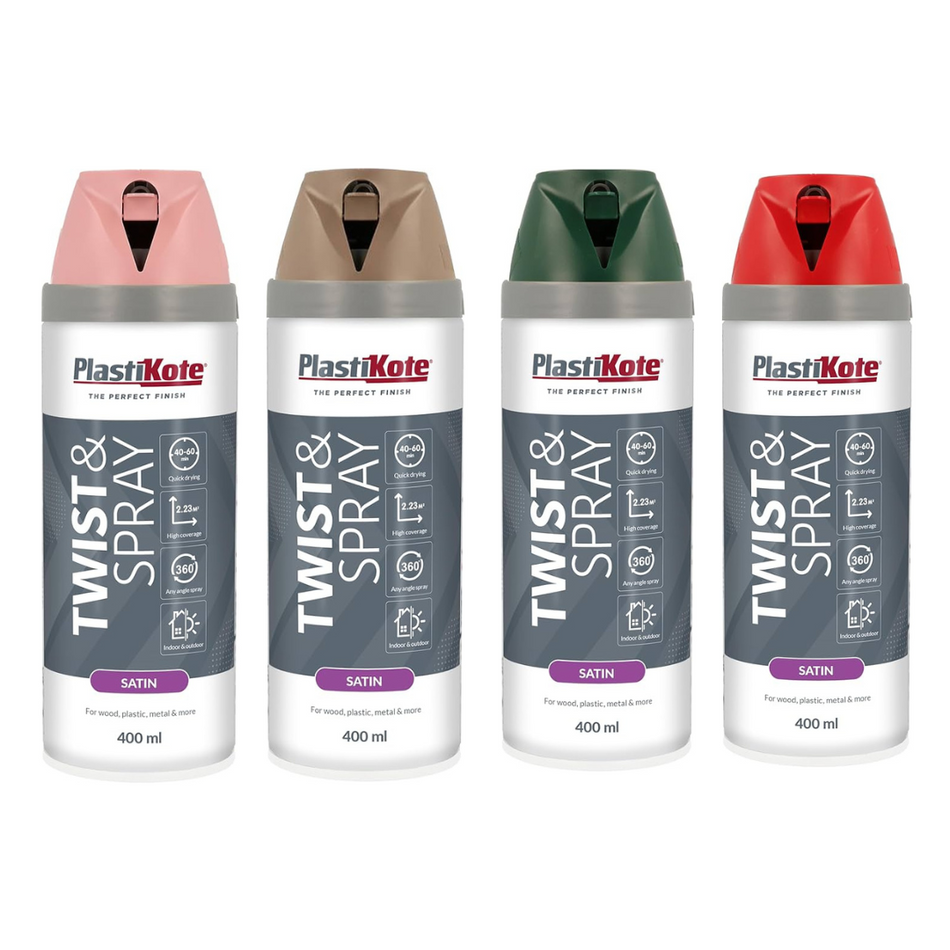 PlastiKote Spray Paint 400ml - Satin