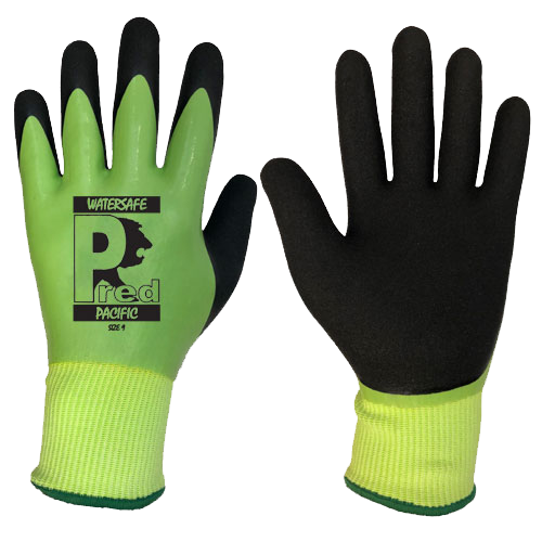 Predator Pacific Latex Gloves Cut 5 & Water Resistance WS3 Wonder Grip Style