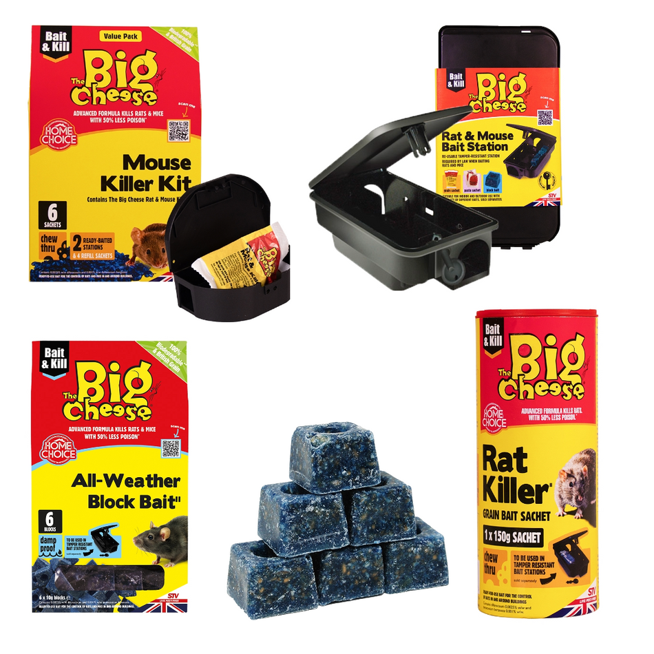 The Big Cheese Mouse Killer Kit (6 Sachets) STV245 